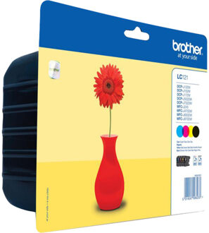Brother LC-121VALBP Inkt Zwart