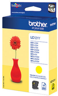 Brother LC-121Y Inkt Geel