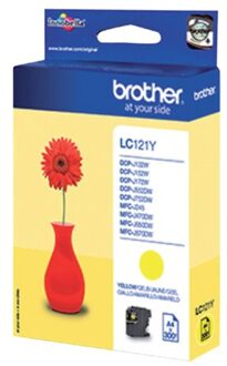 Brother LC-121Y Inkt Geel