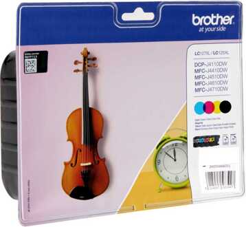 Brother Lc-127xl Value-pack Zwart En Kleur Cartridge