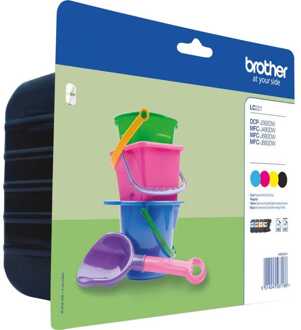 Brother LC-221 Multipack zwart en kleur cartridge Multikleur