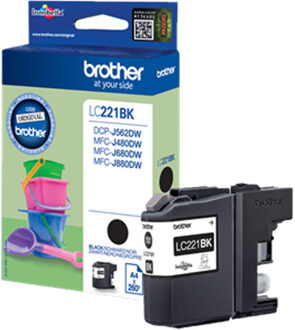 Brother LC-221BK Inkt Zwart
