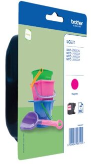 Brother LC-221M Inkt Paars