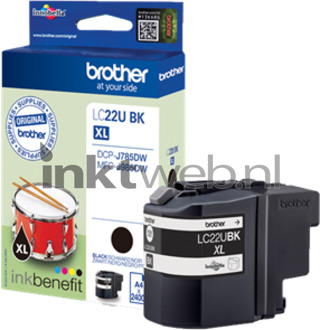 Brother LC-22UBK Inkt Zwart