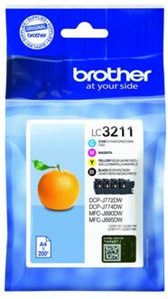 Brother LC-3211VAL Inkt Zwart
