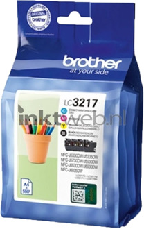 Brother LC-3217 Multipack zwart en kleur cartridge Multikleur