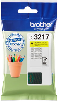 Brother LC-3217Y Inkt Geel