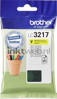 Brother LC-3217Y Inkt Geel