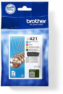 Brother LC-421 Cartridges Combo Pack Inkt