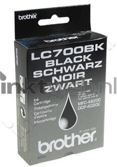 Brother LC-700BK - Inktcartridge / Zwart