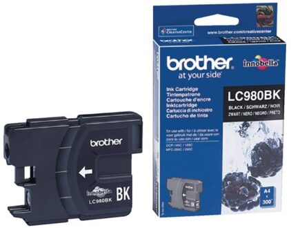 Brother LC-980BK Inkt Zwart