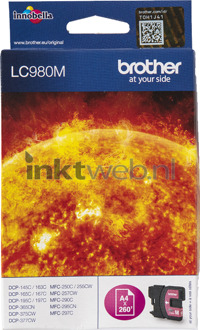 Brother LC-980M Inkt Paars