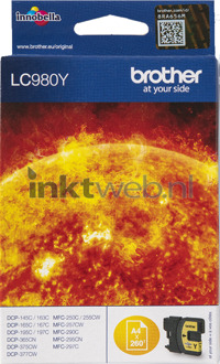 Brother LC-980Y Inkt Geel