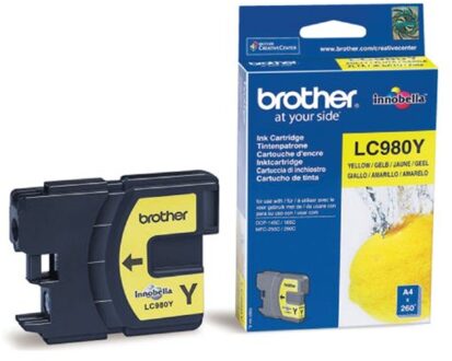 Brother LC-980Y Inkt Geel