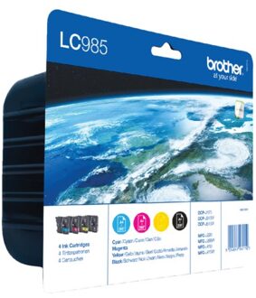 Brother LC-985VALBP Inkt Zwart