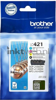 Brother LC421VAL Multipack Inkt