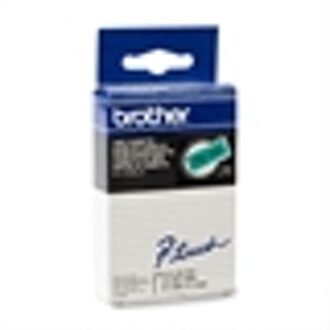 Brother TC-701 tape zwart op groen 12mm x 7,7m (origineel)