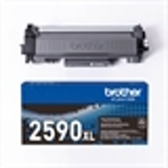 Brother TN-2590XL toner cartridge zwart hoge capaciteit (origineel)