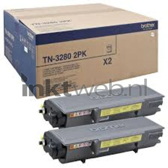 Brother TN-3280 TWIN zwart toner