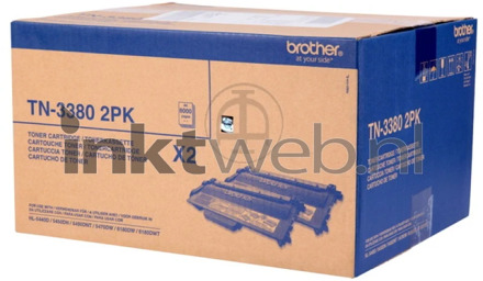 Brother TN-3380BK TWIN zwart toner