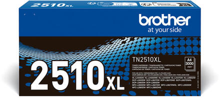 Brother TN2510XL zwarte toner met hoge capaciteit - 3000 pagina's