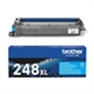 Brother Toner met hoge capaciteit - BROTHER - TN248XLC - Cyaan - 2300 pagina's