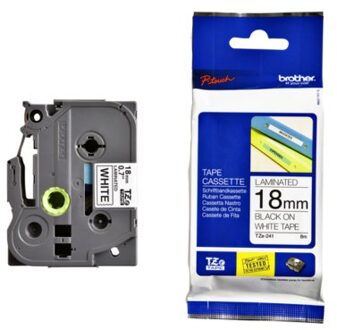 Brother TZe-241 Label Zwart op Wit (18 mm x 8 m)