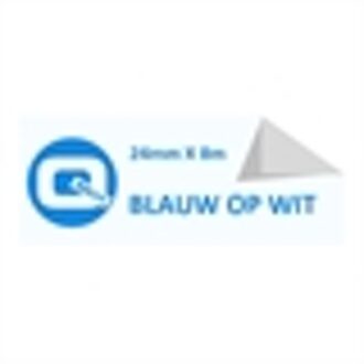 Brother TZe-253 tape blauw op wit 24mm x 8m (huismerk)