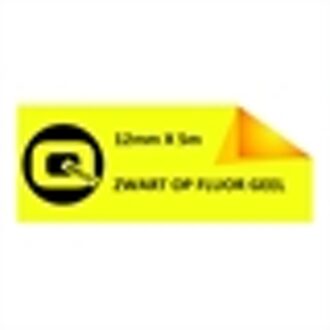 Brother TZe-C31 tape zwart op fluorescerend geel 12mm x 5m (huismerk)