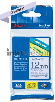 Brother TZe-MQF31 labelprinter-tape Zwart