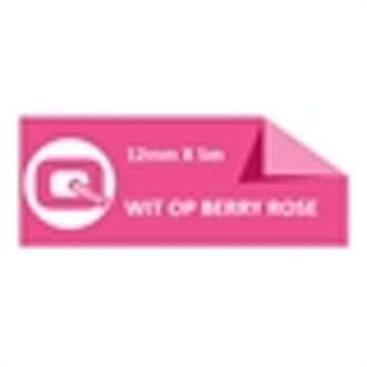 Brother TZe-MQP35 tape wit op berry rose 12mm x 5m (huismerk)