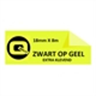 Brother TZe-S641 tape zwart op geel extra klevend 18mm x 8m (huismerk)
