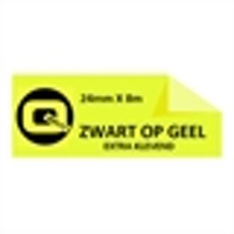 Brother TZe-S651 tape zwart op geel extra klevend 24mm x 8m (huismerk)