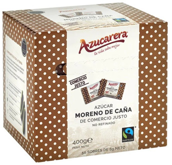 Brown cane sugar Integral Fair Trade 50 envelopes sugar