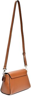 Brown Leren Tas Bruin - One Size
