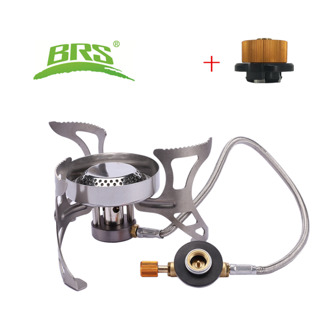Brs Gas Brandende Vouwen Kachel Koken Draagbare Opvouwbare Split Kachel 3240W Outdoor Gasfornuis Camping en gas adapter