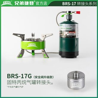 Brs Outdoor Gas Tank Adapter Bus Fles Connector Conversie Apparaat Voor Outdoor Camping Picknicken Backpacken Koken Tool BRS-17G