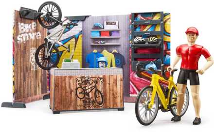 bruder bworld Bikeshop met figuur (63120)