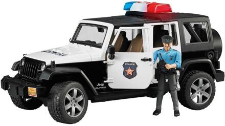 bruder Jeep Wrangler USA politie met figuur (02526) Zwart