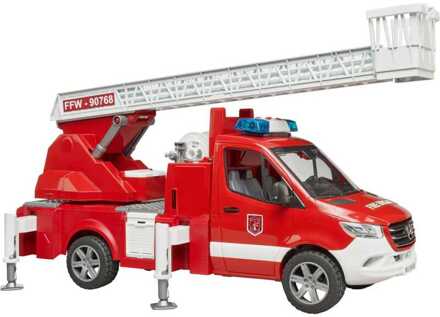 bruder MB Brandweer ladderwagen met pomp Multikleur