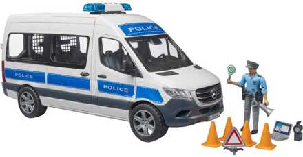 bruder Mercedes-Benz Sprinter politiebus met licht en geluid Modelvoertuig