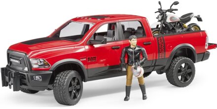 bruder RAM 2500 Power Wagon met accessoires Bruder Rood