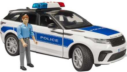 bruder Range Rover Velar politievoertuig met politieagent en licht en geluid Modelvoertuig