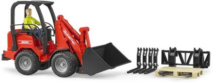 bruder Schaffer shovel 2034 met figuur Multikleur
