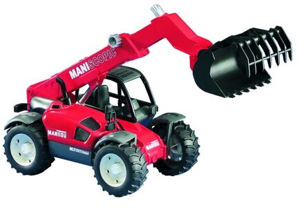 bruder telescooplader MLT633 met shovel-grijper 43cm (02125) Rood