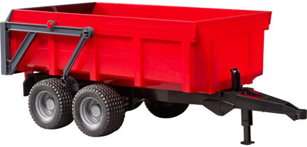 bruder Tipping Trailer, Red (2211) Rood