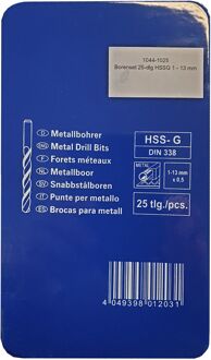 Brüder Mannesmann Borenset 25-dlg HSSG 1 (Hobby) - 13 mm (Hobby) - 1044-1025