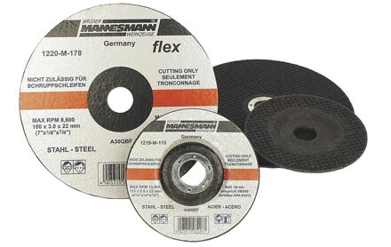 Brüder Mannesmann Doorslijpschijf 115 mm (Hobby) - 1219-115