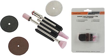 Brüder Mannesmann Doorslijpschijvenset 7 dlg (Hobby) - 92566