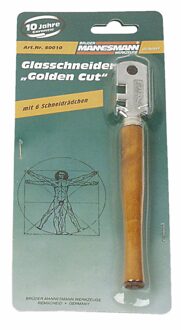 Brüder Mannesmann Glassnijder incl 6 wieltjes (Hobby) - 60010